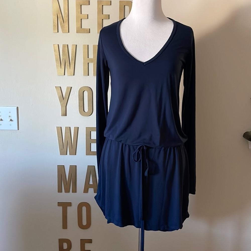 Long Sleeved, Dropped Waist Michael Lauren Dress